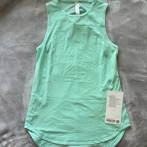 Lululemon Sculpt Tank, BRAND NEW W/TAGS, Size 2 in Aqua